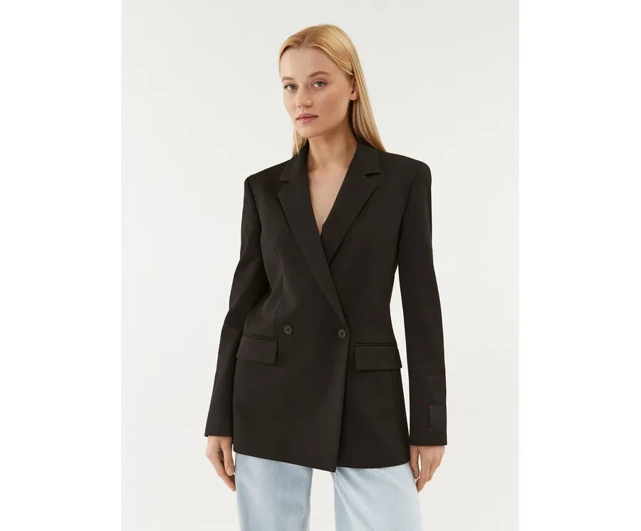 obrazek 1 Hugo Marynarka Amaga 50494607 Czarny Relaxed Fit HUGO