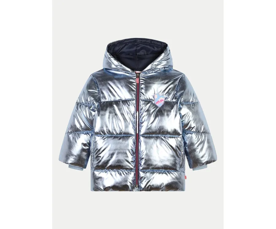 obrazek 1 Billieblush Kurtka zimowa U20424 Srebrny Regular Fit