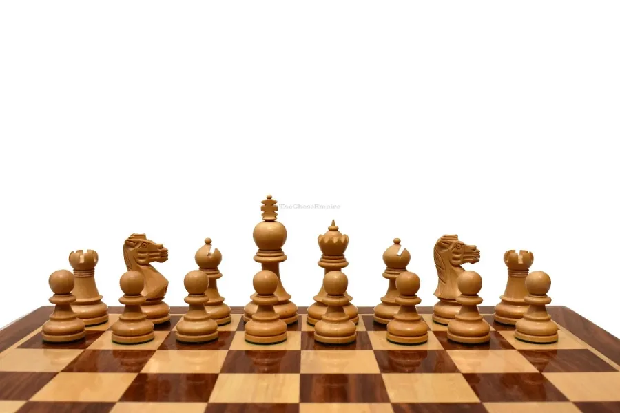 obrazek 4 Wyśmienity drewniany zestaw szachowy - The Chess Empire