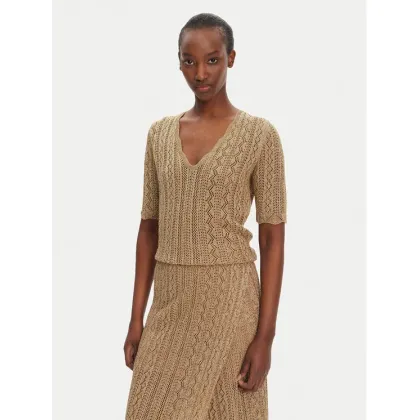 Zdjęcie TWINSET Sweter 251TT3194 Beżowy Slim Fit