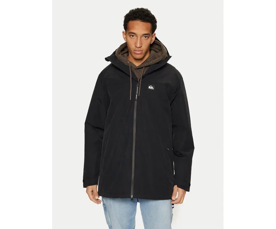 obrazek 1 Quiksilver Parka Overcast 3K EQYJK04087 Czarny Regular Fit