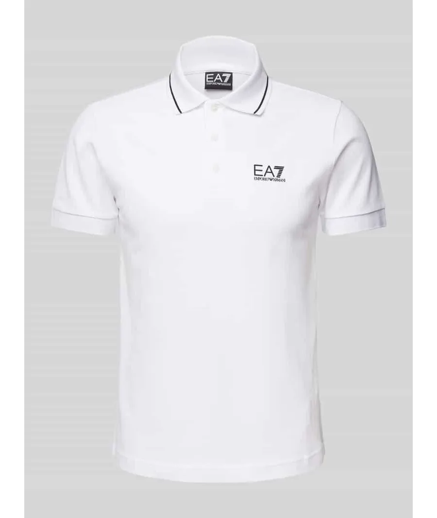 obrazek 1 Koszulka polo o kroju slim fit z nadrukiem z logo model ‘TRAIN CORE’