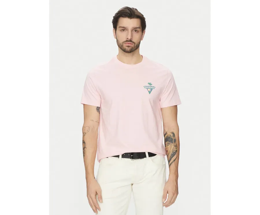 obrazek 1 Guess Jeans T-Shirt M5GI55 K8FQ4 Różowy Regular Fit