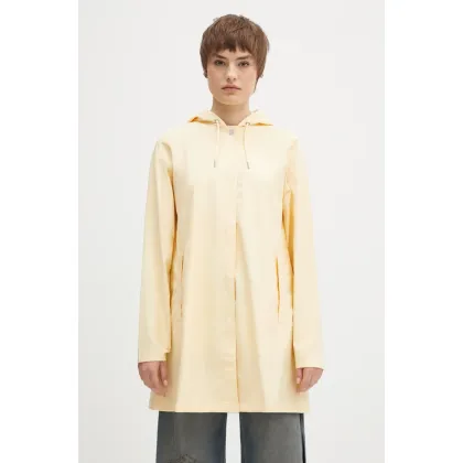 Zdjęcie Rains kurtka A-Line W Jacket W3 kolor żółty przejściowa 18050.111