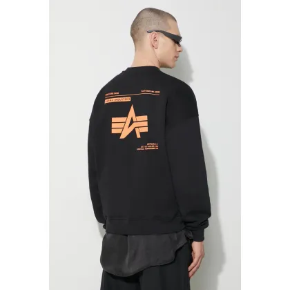 Zdjęcie Alpha Industries bluza Logo BP męska kolor czarny 146304