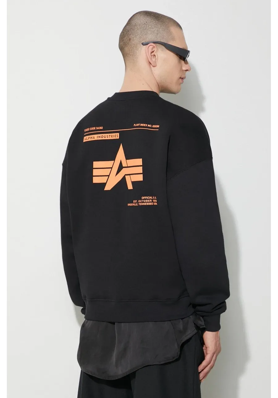 obrazek 1 Alpha Industries bluza Logo BP męska kolor czarny  146304