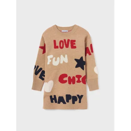 Zdjęcie Mayoral Sukienka codzienna 7.964 Beżowy Regular Fit