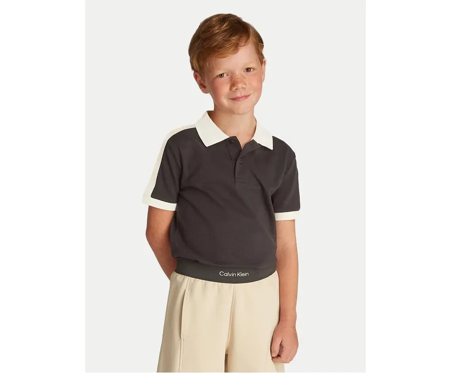 obrazek 1 Calvin Klein Jeans Polo IB0IB02485 Czarny Regular Fit