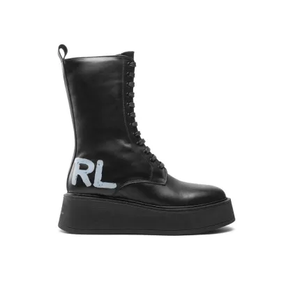 Zdjęcie KARL LAGERFELD Botki KL42475 Czarny