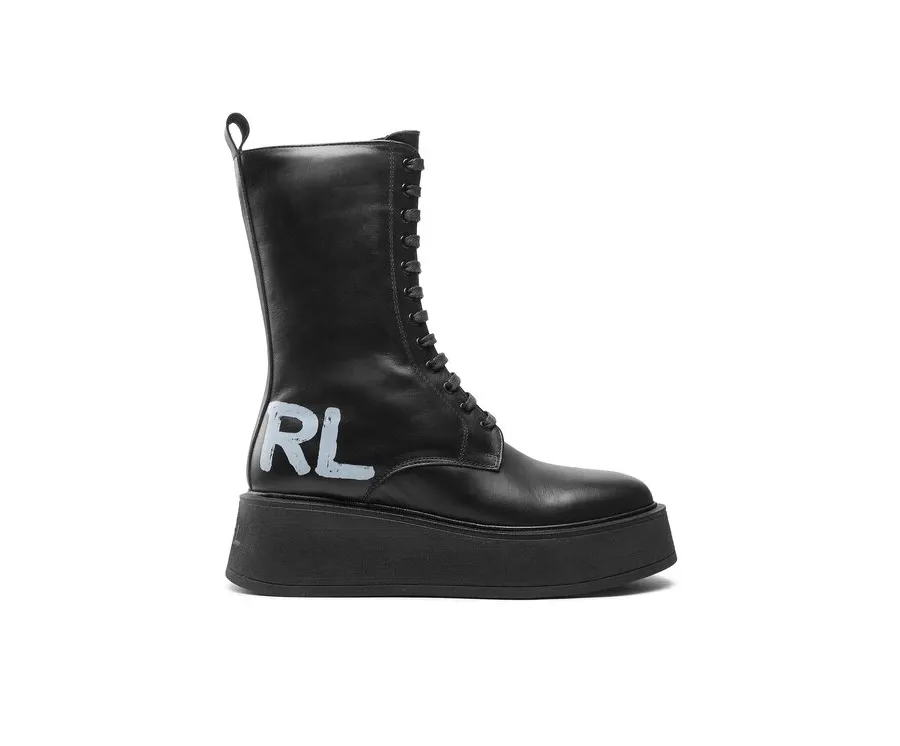 obrazek 1 KARL LAGERFELD Botki KL42475 Czarny