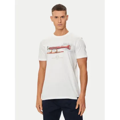 Zdjęcie Aeronautica Militare T-Shirt 241TS2252J607 Écru Regular Fit