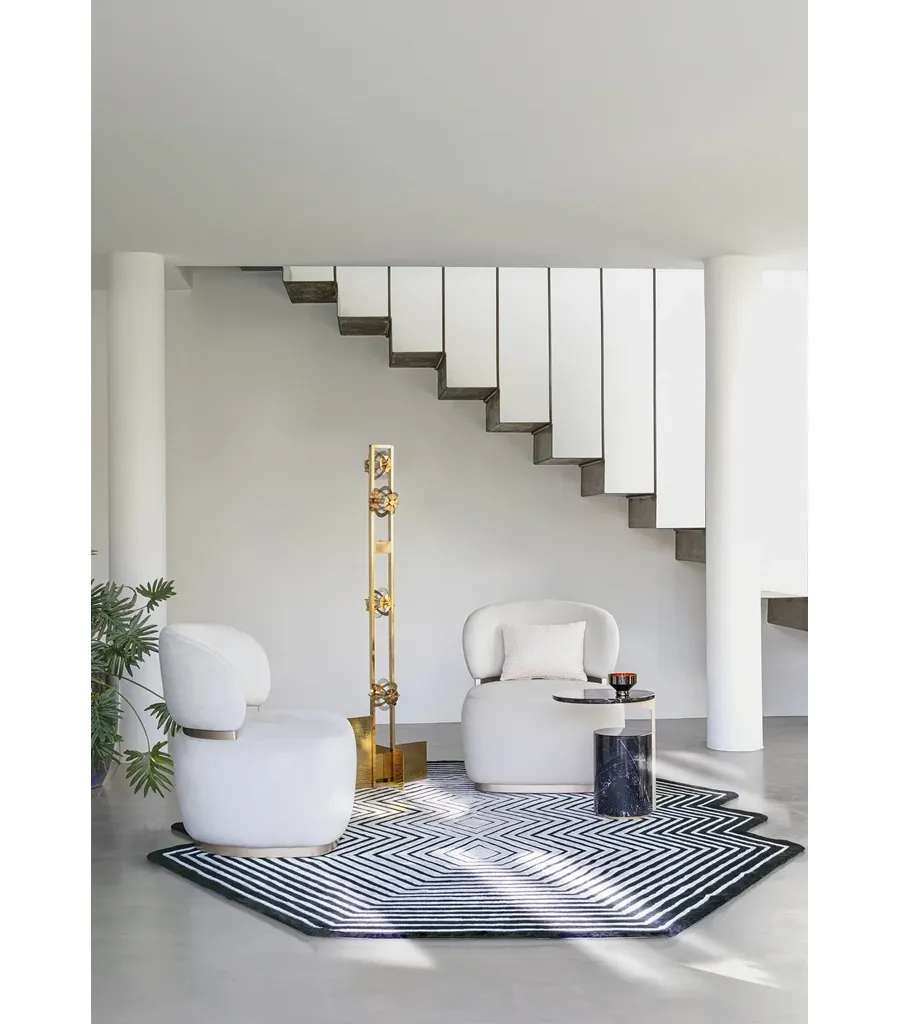 obrazek 6 Włoski fotel do salonu w stylu modernistycznym