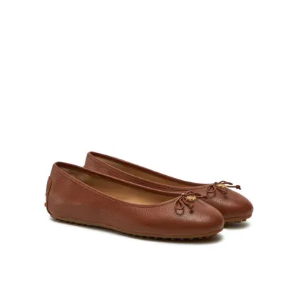 Zdjęcie Lauren Ralph Lauren Baleriny 802942766002 Brązowy LAUREN RALPH LAUREN