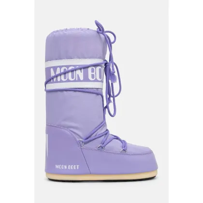 Zdjęcie Moon Boot śniegowce MB ICON NYLON kolor fioletowy 80D1400440 E001