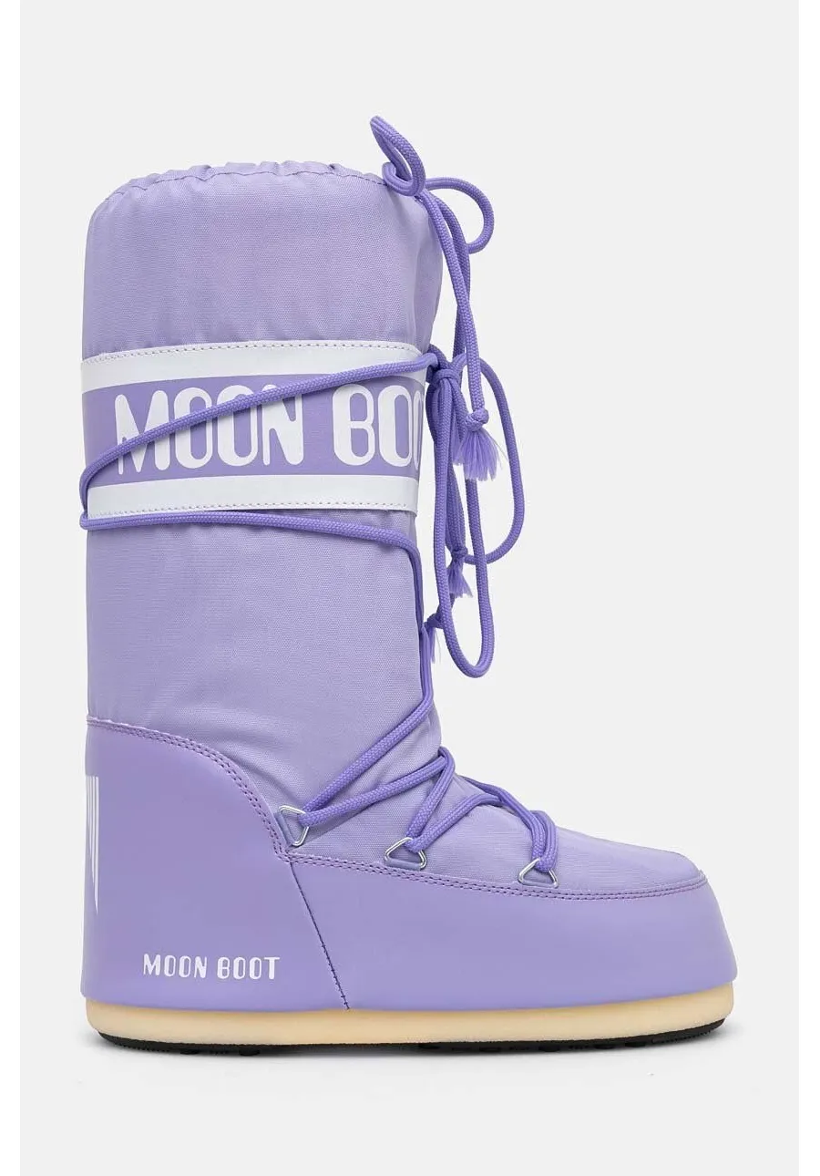 obrazek 1 Moon Boot śniegowce MB ICON NYLON kolor fioletowy 80D1400440 E001