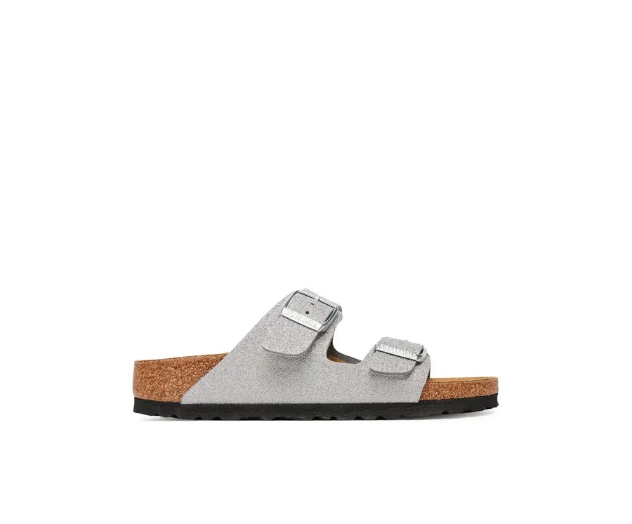 obrazek 1 Birkenstock Klapki Arizona 1030127 Srebrny