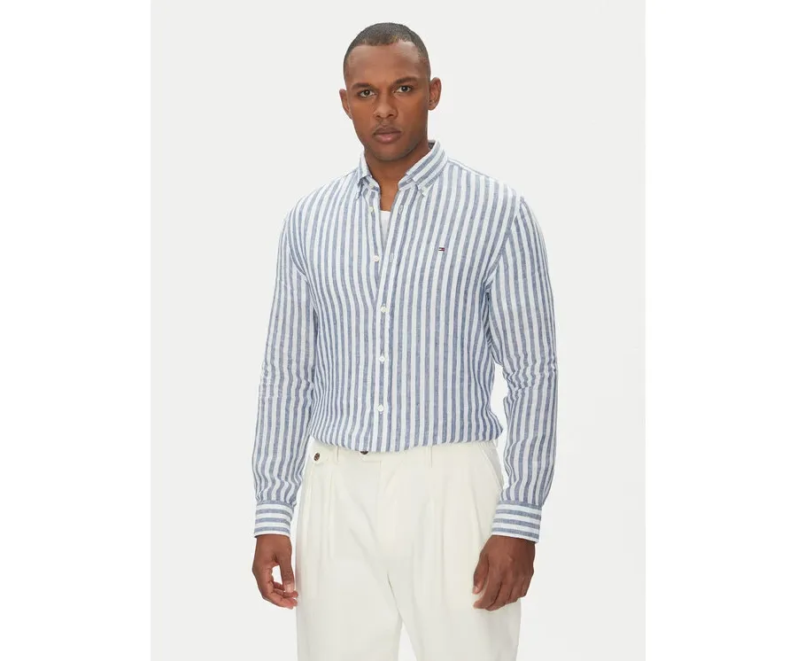 obrazek 1 Tommy Hilfiger Koszula Essential MW0MW38581 Niebieski Regular Fit