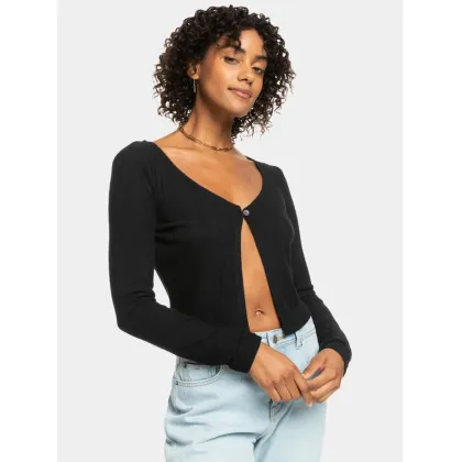 Zdjęcie Roxy Kardigan Mystical Sky Kttp ERJKT04046 Szary Slim Fit