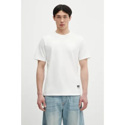 Zdjęcie Evisu t-shirt bawełniany Logo EMB SS męski kolor biały z aplikacją 2ESHTM5TS1137