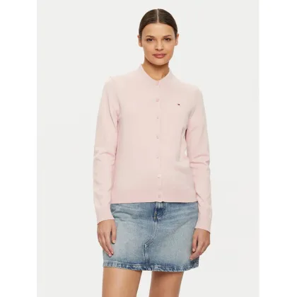 Zdjęcie Tommy Hilfiger Kardigan WW0WW42370 Różowy Regular Fit