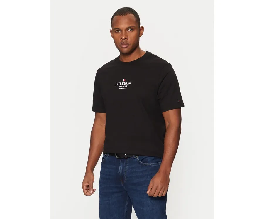 obrazek 1 Tommy Hilfiger T-Shirt MW0MW38980 Czarny Regular Fit