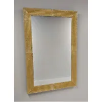 Picture Modern rectangular Venetian mirror with a Murano glass frame