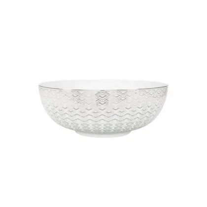 Zdjęcie Ręcznie wykonana salaterka z porcelany do jadalni