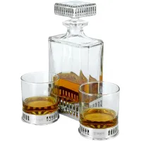 Zdjęcie Wysokiej jakości karafka i szklanki do whisky