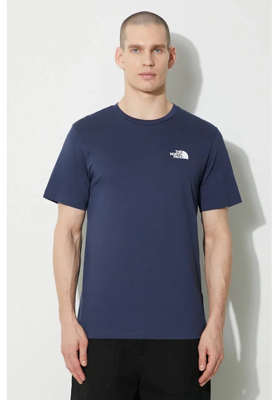 obrazek 1 The North Face t-shirt M S/S Simple Dome Tee męski kolor granatowy z nadrukiem NF0A87NG8K21