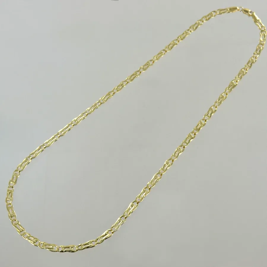 obrazek 2 Niepowtarzalny złoty łańcuszek męski - 50 cm