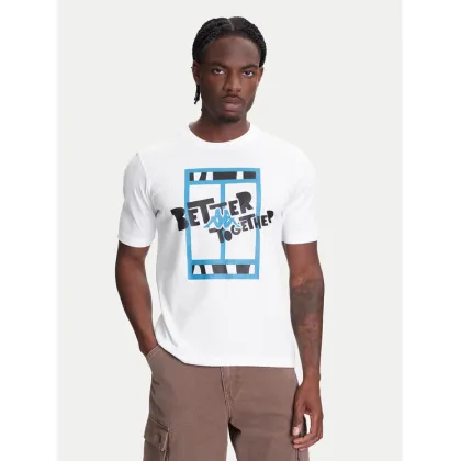 Zdjęcie Kappa T-Shirt 351U8JW 001 Biały Regular Fit