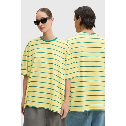 Zdjęcie Sunnei t-shirt bawełniany kolor żółty wzorzysty RTWXJER008