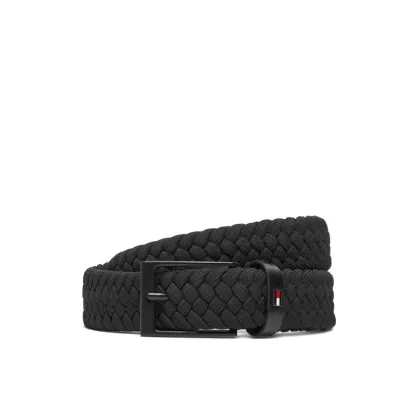 Zdjęcie Tommy Hilfiger Pasek Męski Layton Elastic AM0AM13570 Czarny