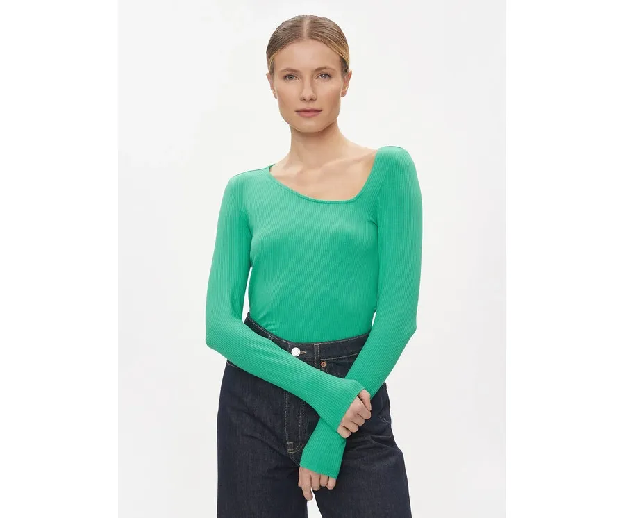 obrazek 1 Vero Moda Bluzka Carina 10301178 Zielony Regular Fit