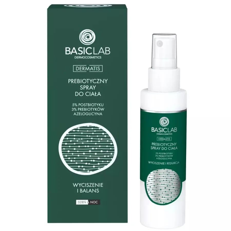 obrazek 1 BasicLab Prebiotyczny spray do ciała 100 ml Basiclab Dermocosmetics