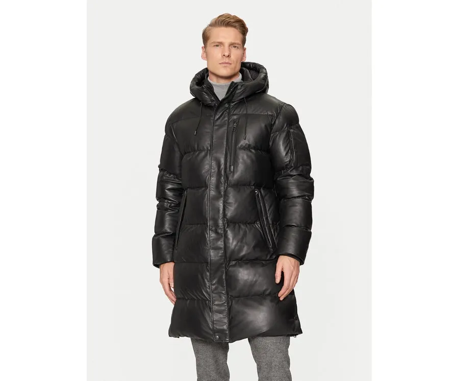 obrazek 1 Milestone Kurtka skórzana Piero 431040 20740 Czarny Regular Fit