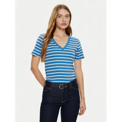 Zdjęcie Tommy Hilfiger T-Shirt New Cody WW0WW40584 Niebieski Slim Fit