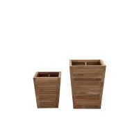 Picture A stylish set of two terrace baskets for Ozone flower pots