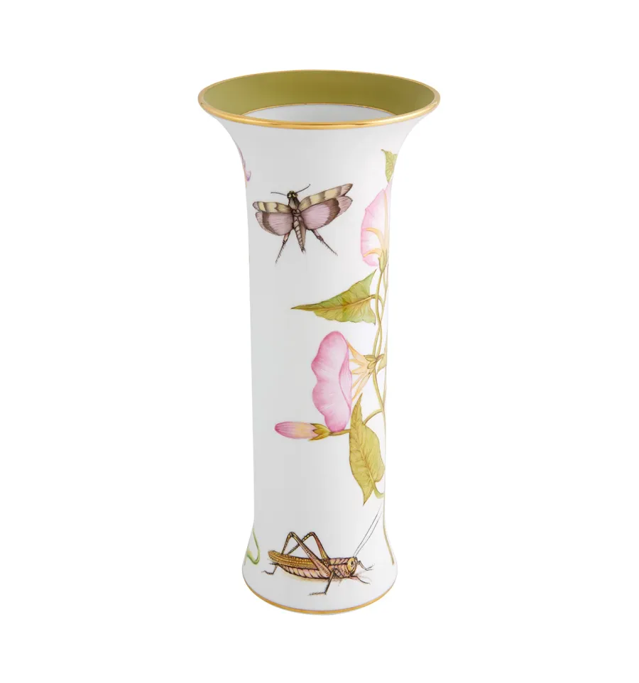 obrazek 1 Porcelanowy wazon Charleston Mellow z kolekcji Natura inspirowanej twórczością flamandzkiego malarza Jorisa Hoefnagela - Vista Alegre