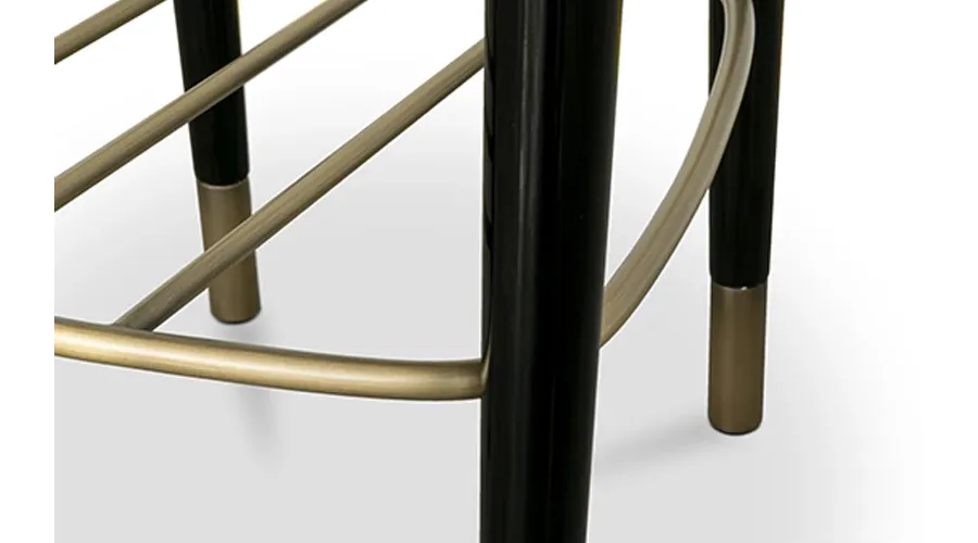 obrazek 8 Portugalskie krzesło barowe ze skóry