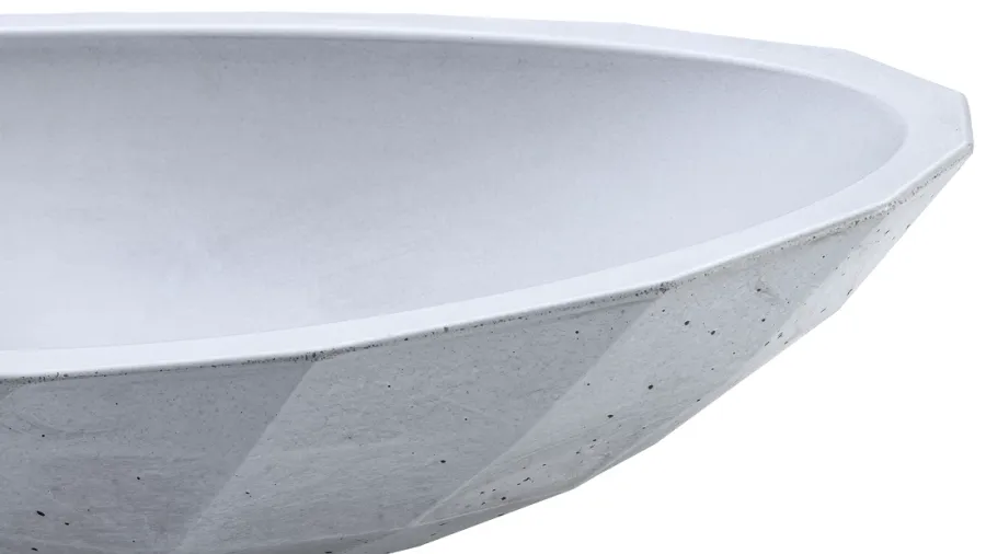 obrazek 3 Oszałamiająca umywalka 60 cm DIAMOND BASIC – jasnoszary, bez dekoru, bez lakieru