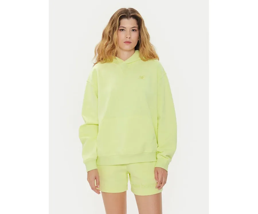 obrazek 1 New Balance Bluza WT41537 Zielony Relaxed Fit