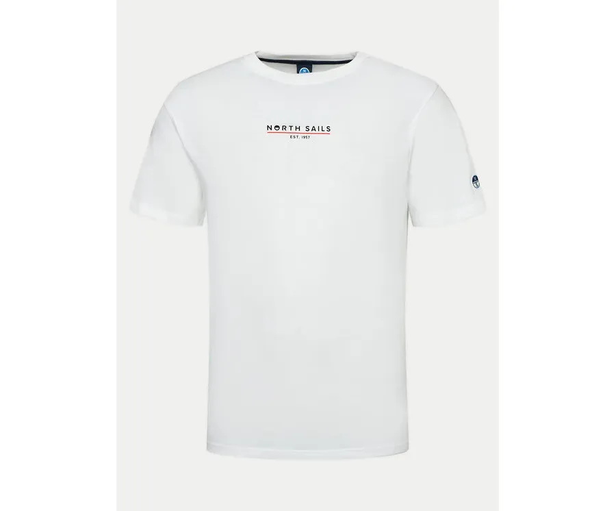 obrazek 1 North Sails T-Shirt 692974 Biały Comfort Fit
