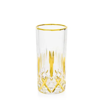 Zdjęcie Luksusowy komplet 6 włoskich szklanek do drinków (350 ml)