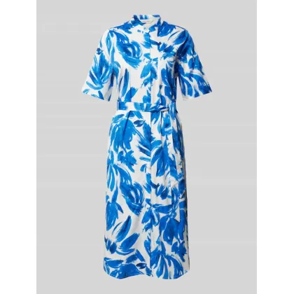 Zdjęcie Sukienka midi z wiązanym paskiem model ‘Sinaia’