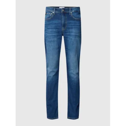 Zdjęcie Jeansy o kroju slim fit z detalami z logo