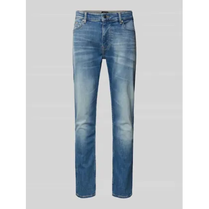 Zdjęcie Jeansy o kroju slim fit z 5 kieszeniami model ‘DELAWARE’