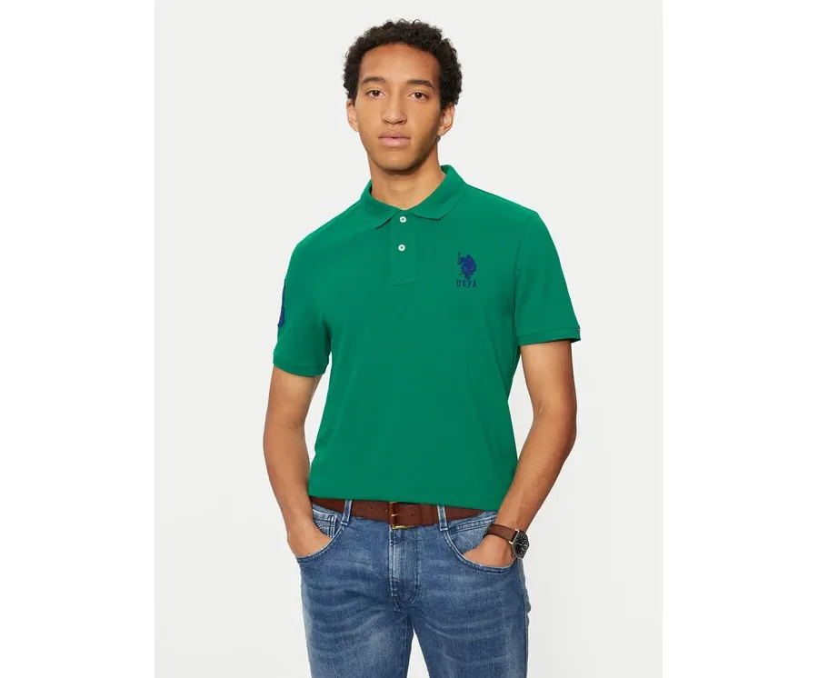 obrazek 1 U.S. Polo Assn. Polo MUP3313 Zielony Regular Fit