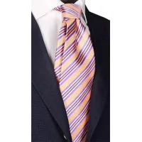 Picture Spring, pastel striped tie