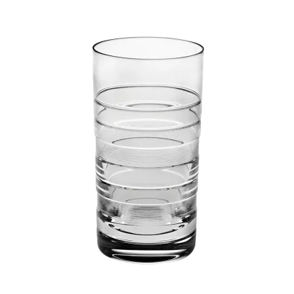 Zdjęcie Wyjątkowa szklanka do drinków highball z kryształu ze współczesnej kolekcji Vinyl - Vista Alegre